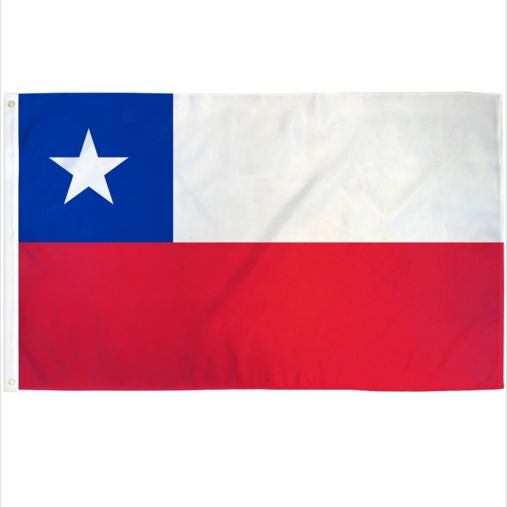 CHILE Flag Lot of 3 Poly 2ft x 3ft